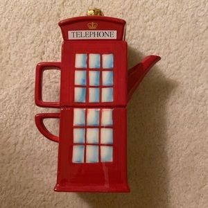 Telephone Box Tea Set